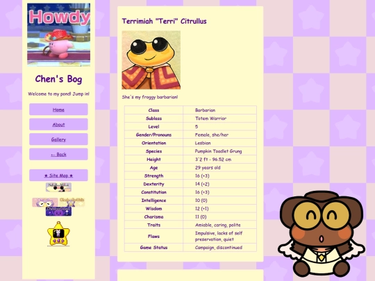 TTRPG-Characters/DnD/Terrimiah screenshot
