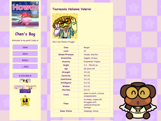 TTRPG-Characters/Pathfinder/Tournesola screenshot