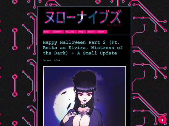 posts/2024-10-30-Happy-Halloween-Part-2--Ft--Reika-as-Elvira--Mistress-of-the-Dark----A-Small-Update screenshot