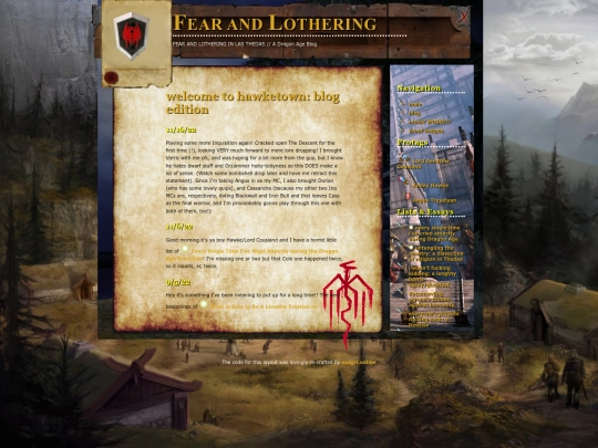 blog screenshot