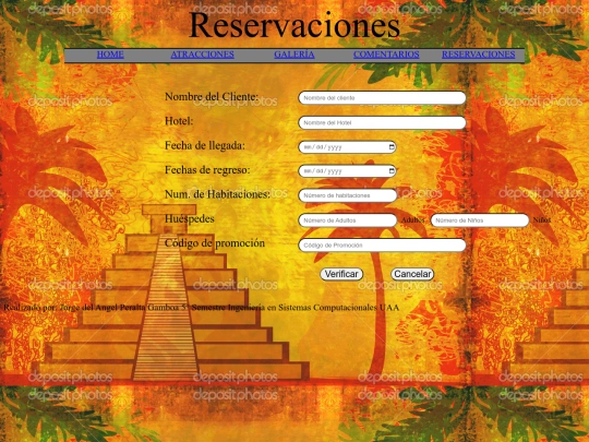 Reservaciones screenshot