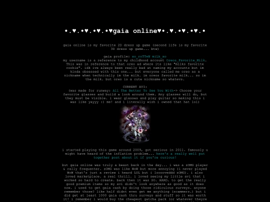 interests/gaia screenshot