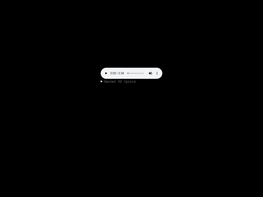 music/secret screenshot