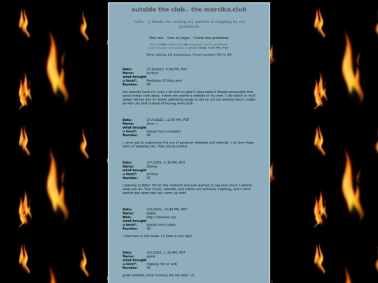 oldpages/guestbooks/guestbook2 screenshot