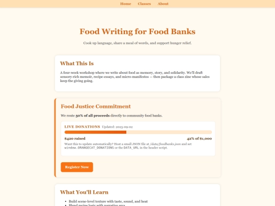 foodwritingforfoodbanks screenshot