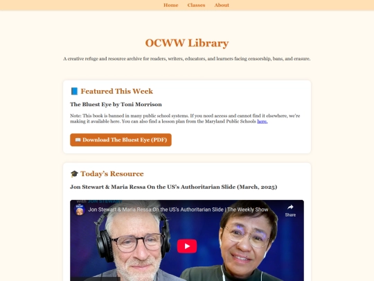 ocww_library_combined screenshot
