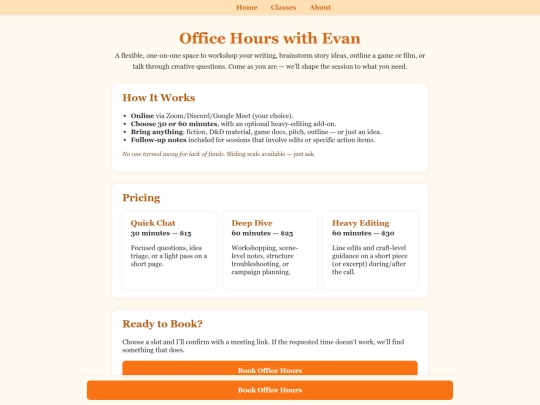officehours screenshot