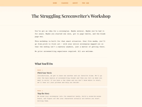 screenwriter screenshot
