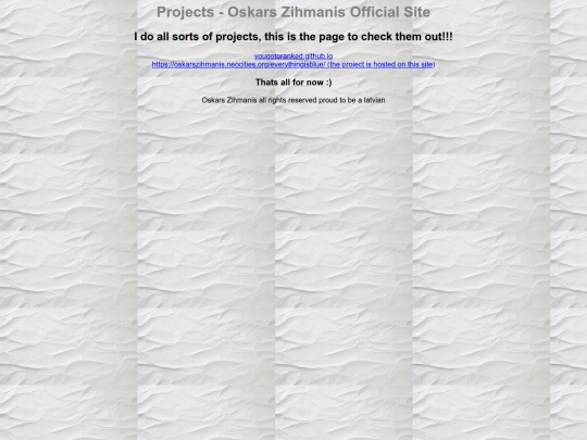 projects screenshot