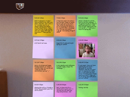 room/stickynotes screenshot