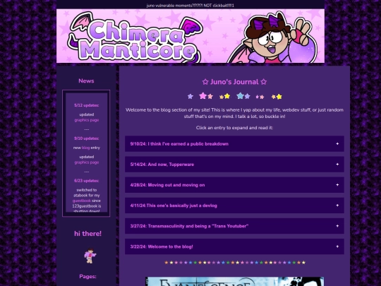 blog screenshot