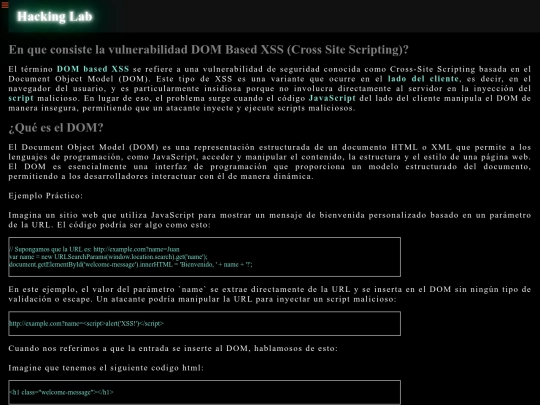 xssDom screenshot