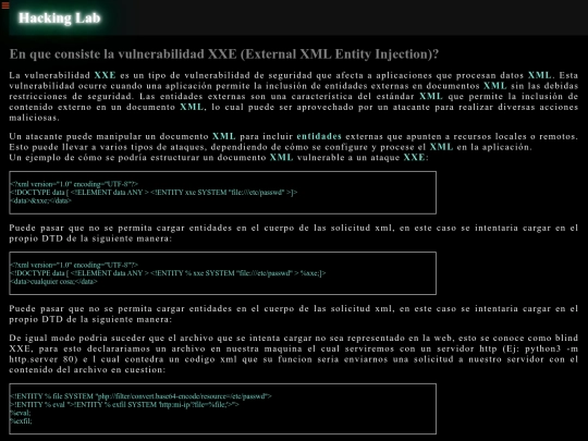 xxeInjection screenshot
