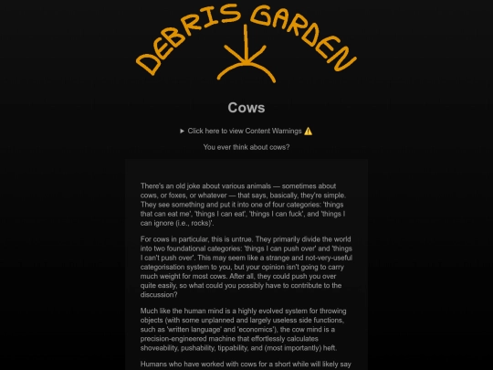 fiction/Cows screenshot