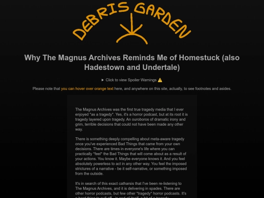 nonfiction/Magnus_Protocol_and_Homestuck screenshot