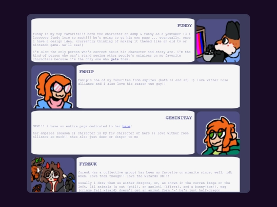 misc/favs screenshot