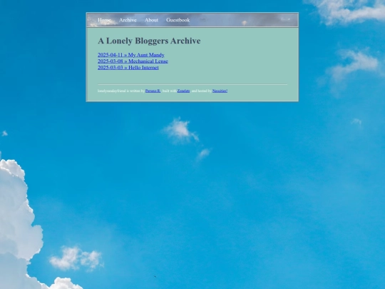 archive screenshot