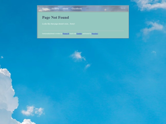 not_found screenshot