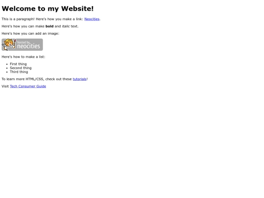 index screenshot