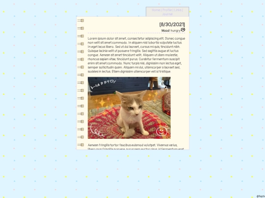 Journal screenshot