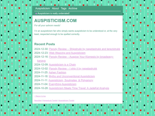 blog screenshot