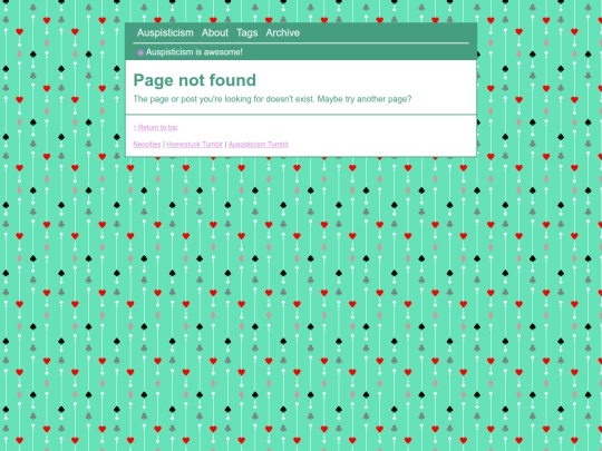 blog/not_found screenshot