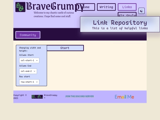 links/one screenshot