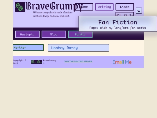 writing/fanfic screenshot