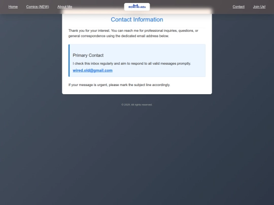 Contact screenshot