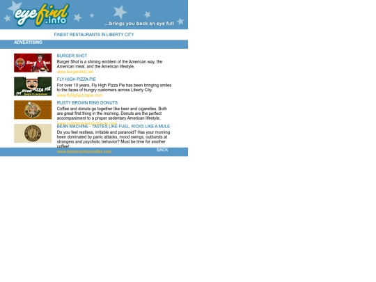 eyefind.info/food screenshot