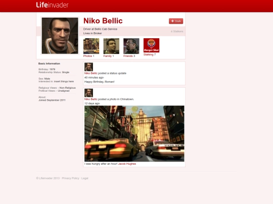 lifeinvader/profile/nikobellic screenshot