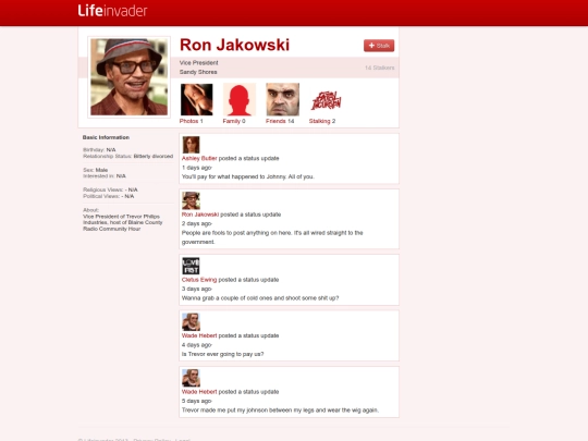 lifeinvader/profile/ronjakowski screenshot