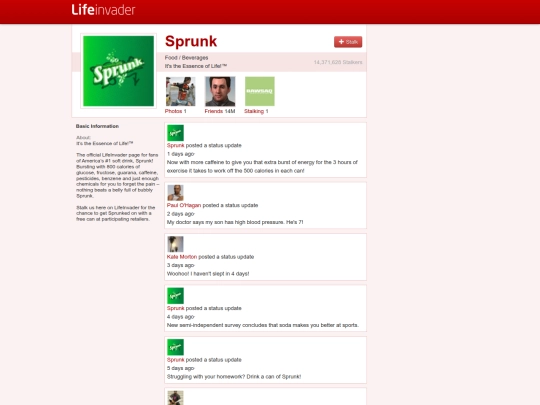 lifeinvader/profile/sprunk screenshot