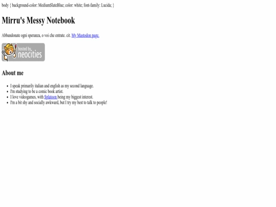 index screenshot