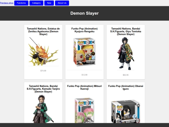 Fandoms/Demon Slayer Section screenshot