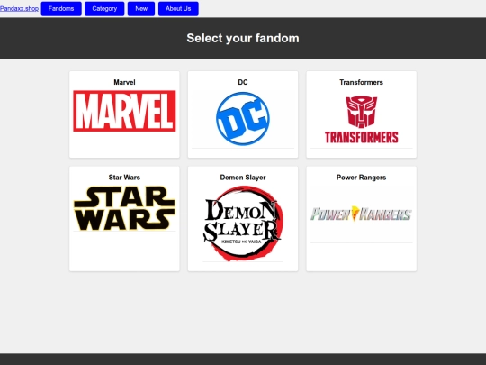 Fandoms/Fandom en PandaxxShop screenshot