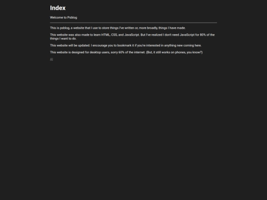 index screenshot