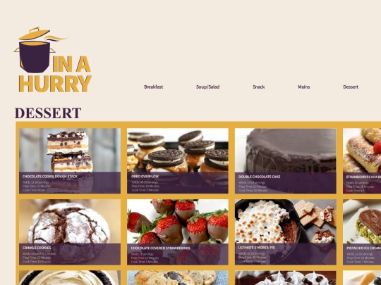 Dessert screenshot