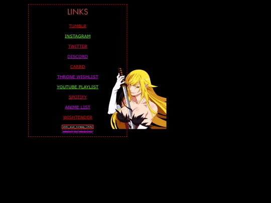 links screenshot