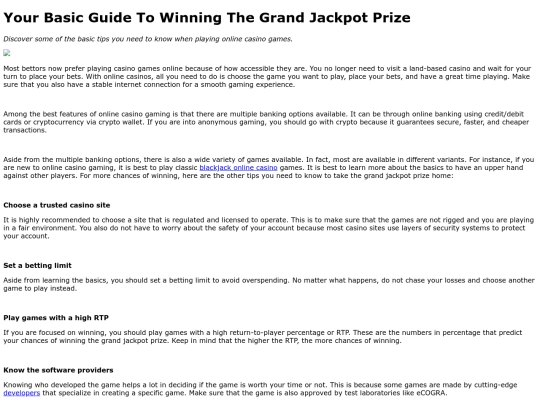 your-basic-guide-to-winning-the-grand-jackpot-prize screenshot