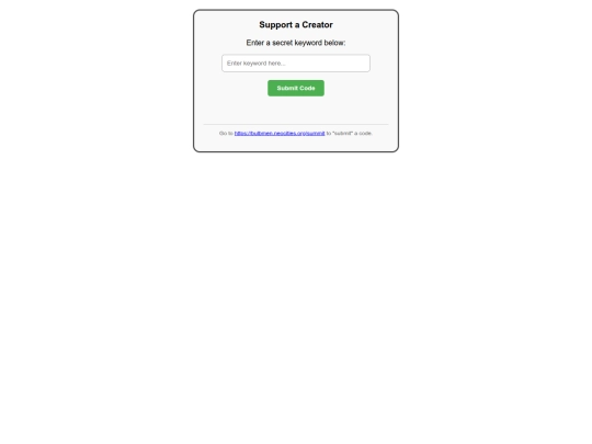 Creatorcode screenshot