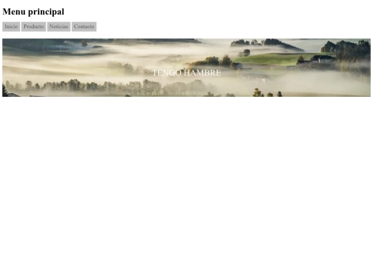 menu/contacto screenshot
