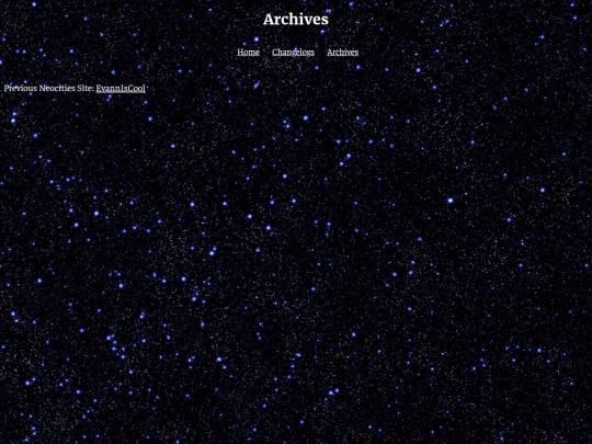 archives screenshot