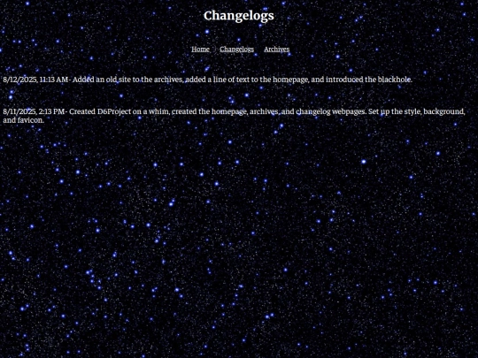 changelog screenshot