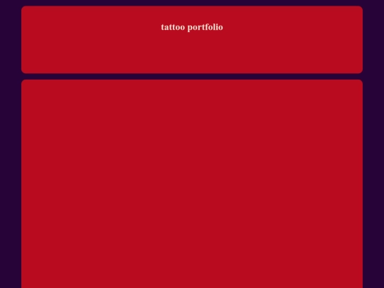 tattooportfolio screenshot