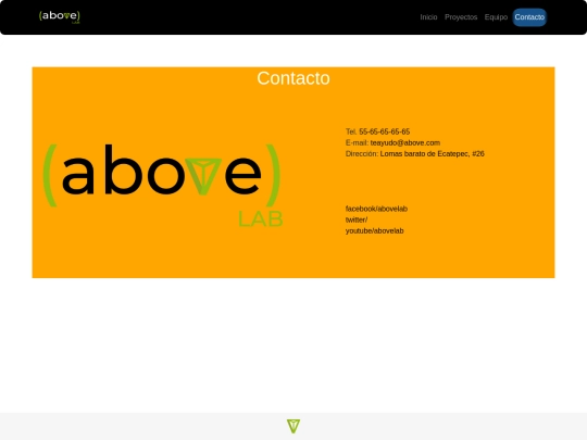 Above/pag/contacto screenshot