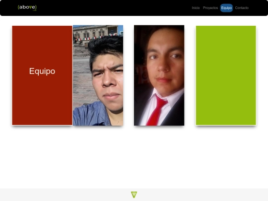 Above/pag/equipo screenshot