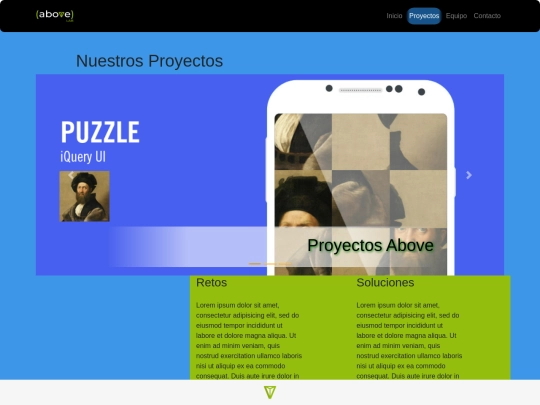 Above/pag/proyectos screenshot