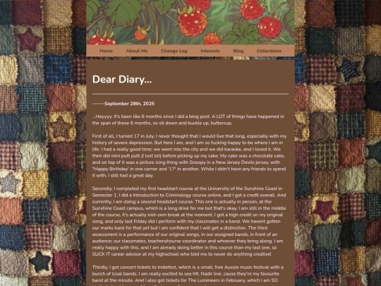 blog screenshot