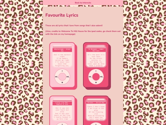 lyrics screenshot